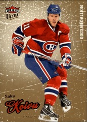 2008-09 Fleer Ultra Gold Medallion Saku Koivu #32 Canadiens